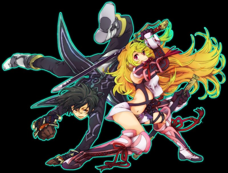 anime warriors in action