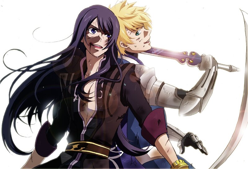 Anime warriors in combat