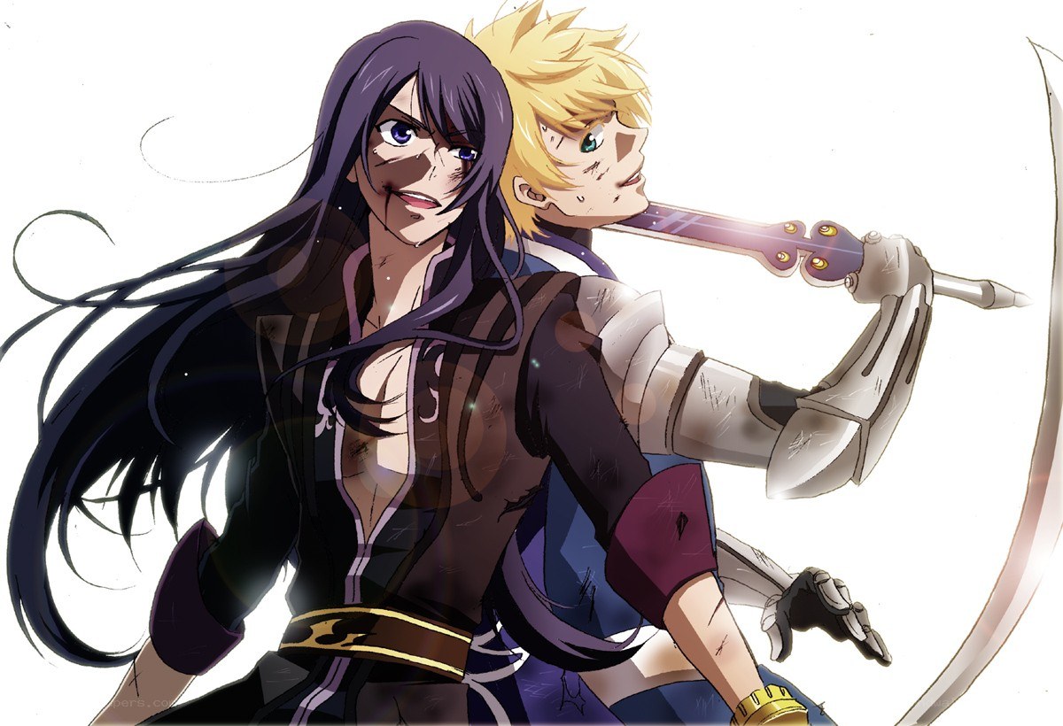 Anime warriors in combat