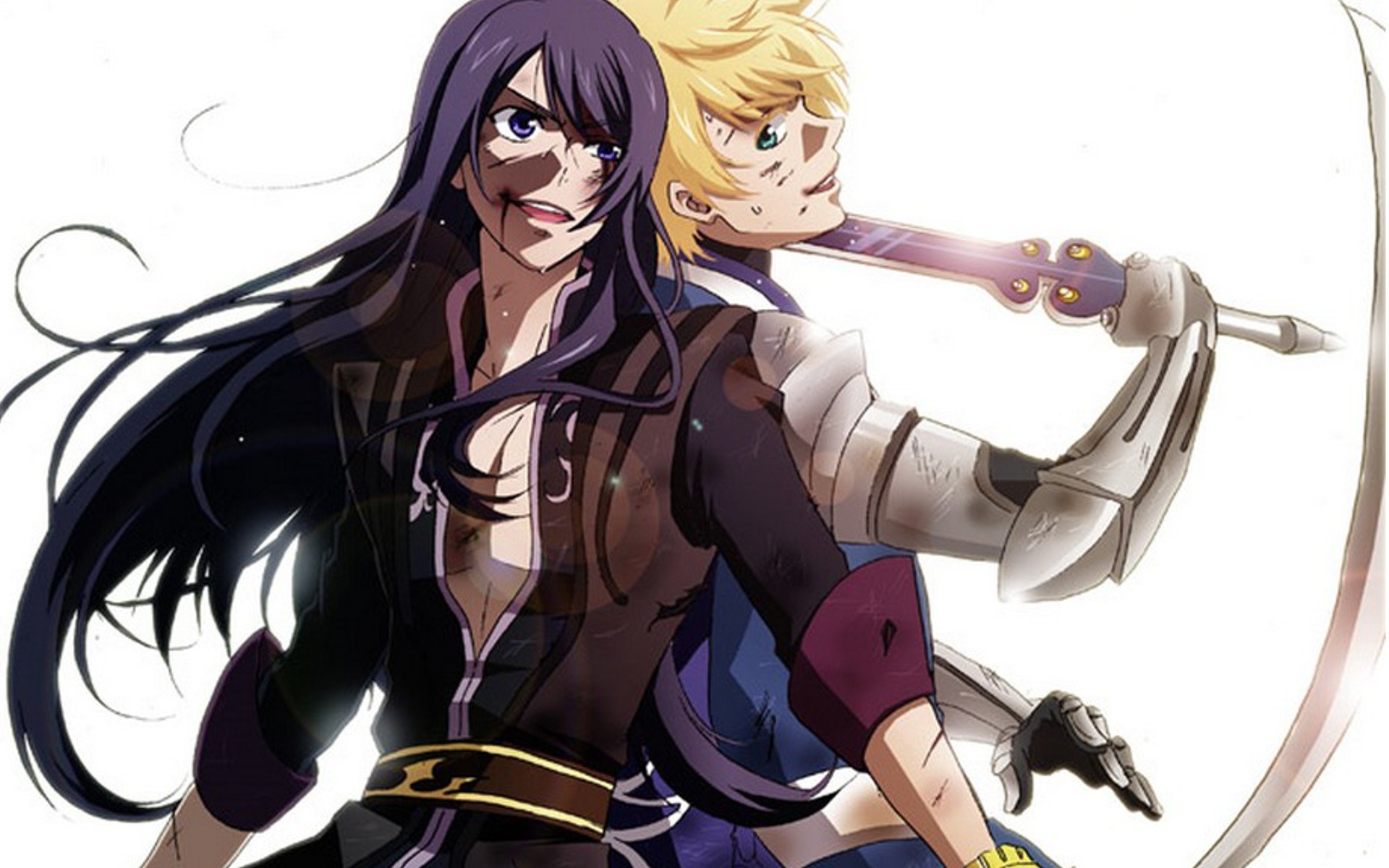 Anime warriors in combat