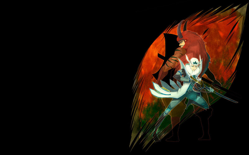anime warriors in combat