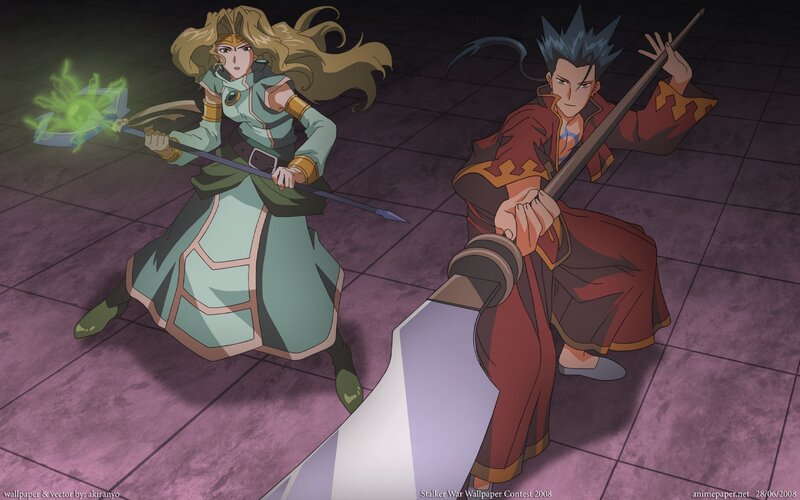 anime warriors in combat