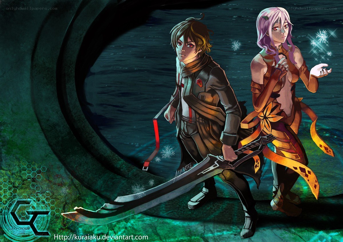 anime warriors in dark tunnel