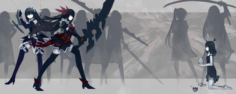 anime warriors with shadow figures