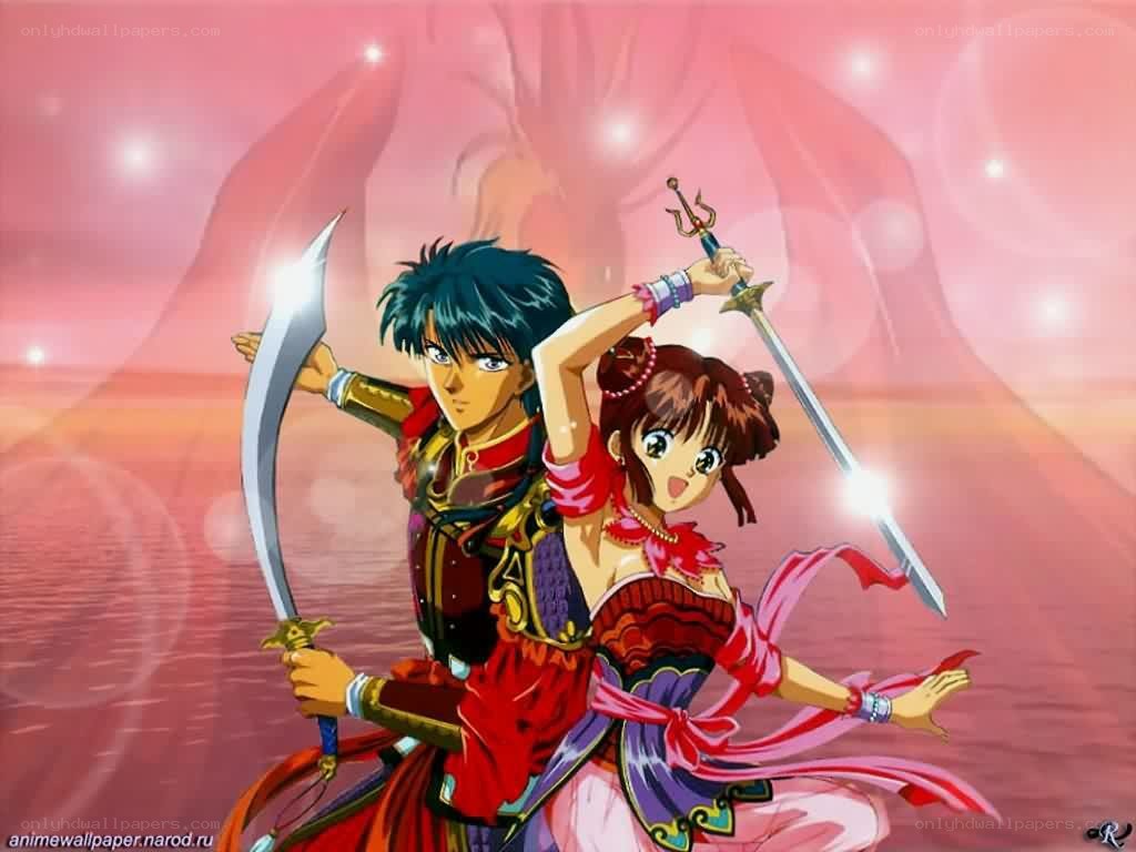 anime warriors with swords