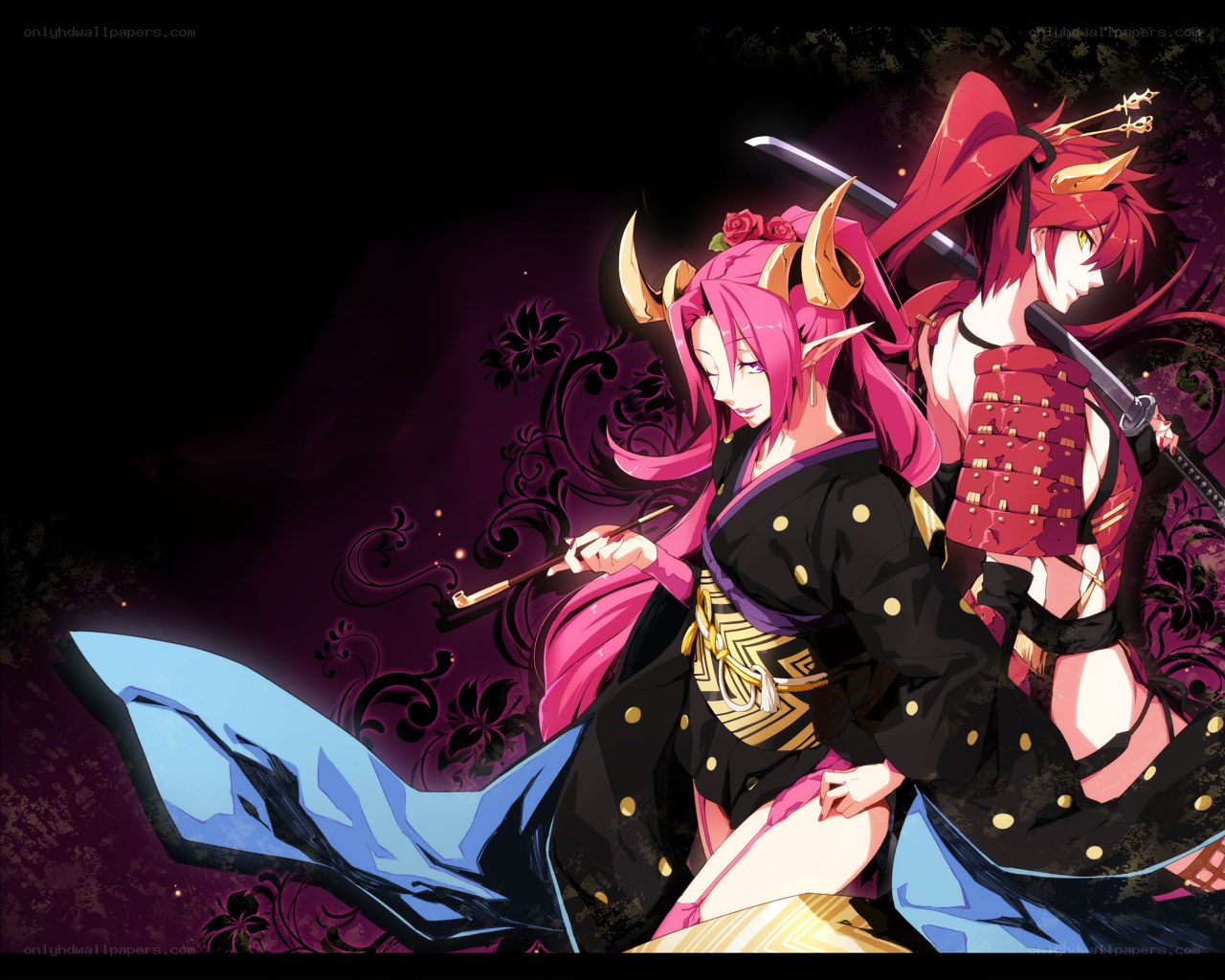 anime warriors with swords