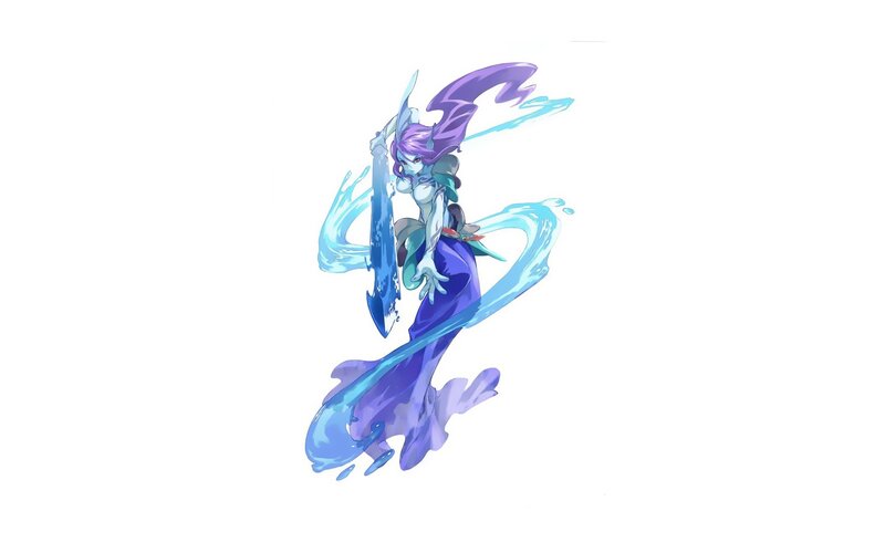 anime water spirit character