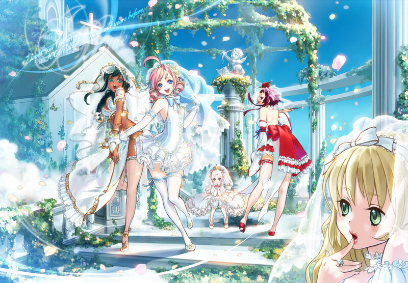 Anime wedding celebration