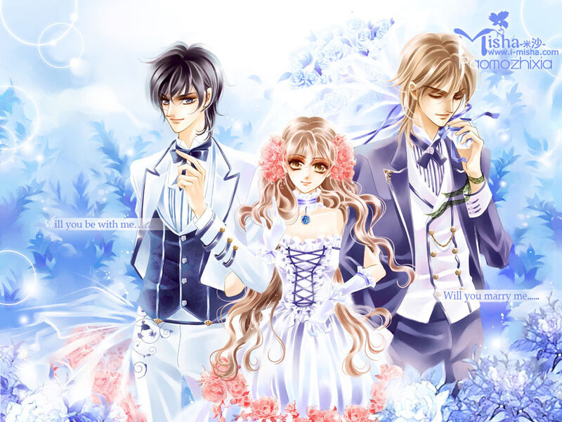 Anime wedding proposal scene