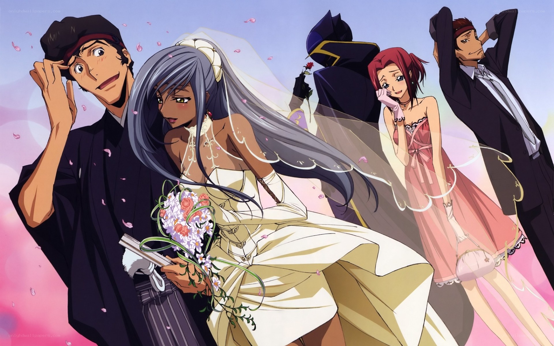 anime wedding scene