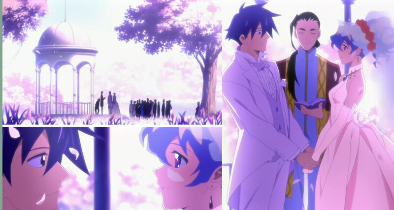Anime Wedding Scene — Purple