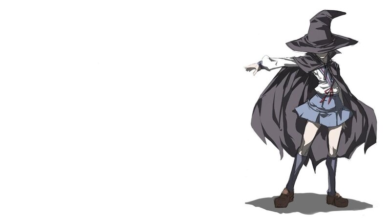 Anime Witch Character — Black, Neutral
