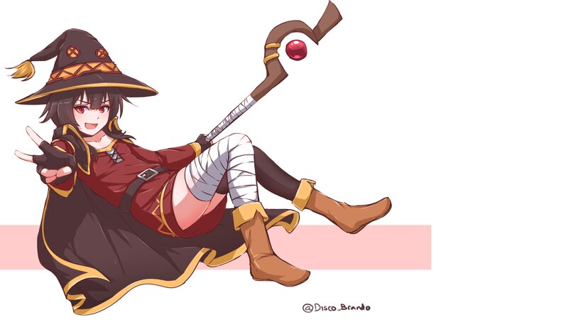 Anime Witch Character — Brown