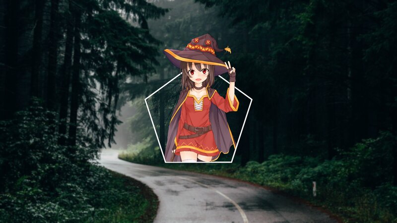 Anime Witch Character — Green