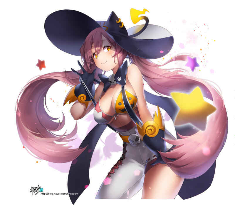 Anime Witch Character — Pink