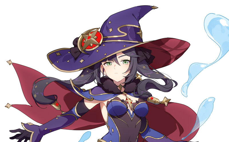 Anime Witch Character — Purple, Confident