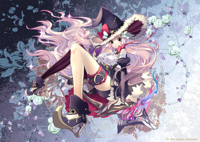 Anime Witch Character — Purple, Fantastical