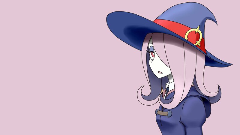 Anime Witch Character — Purple, Neutral