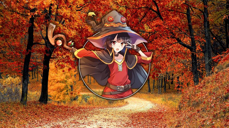 Anime Witch Character — Red, Serene