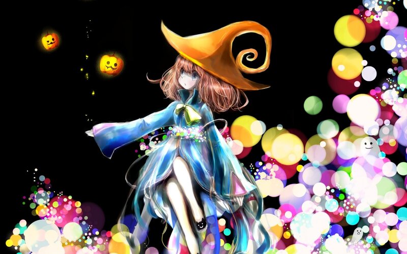 Anime Witch Girl — Blue