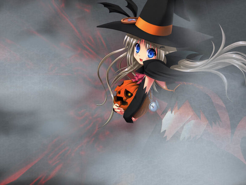 Anime Witch Girl — Gray