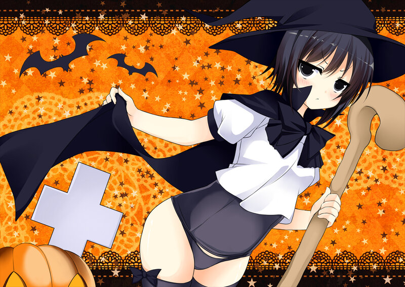 Anime Witch Girl — Orange
