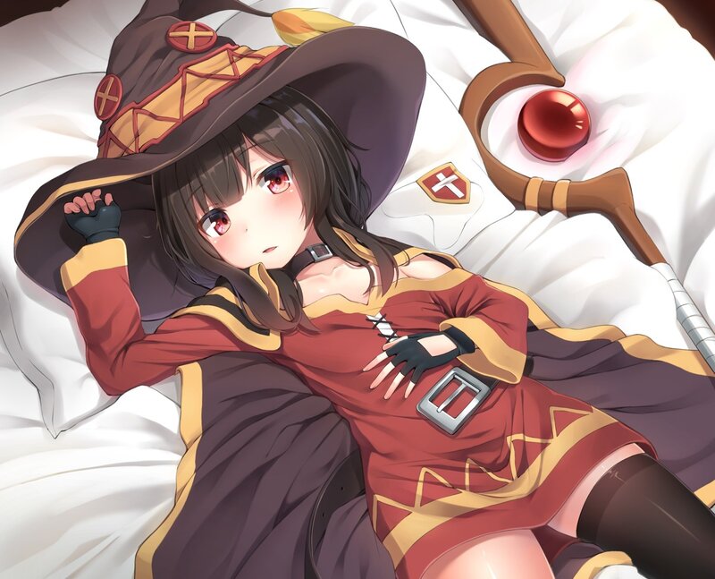 Anime Witch Girl — Red, Calm