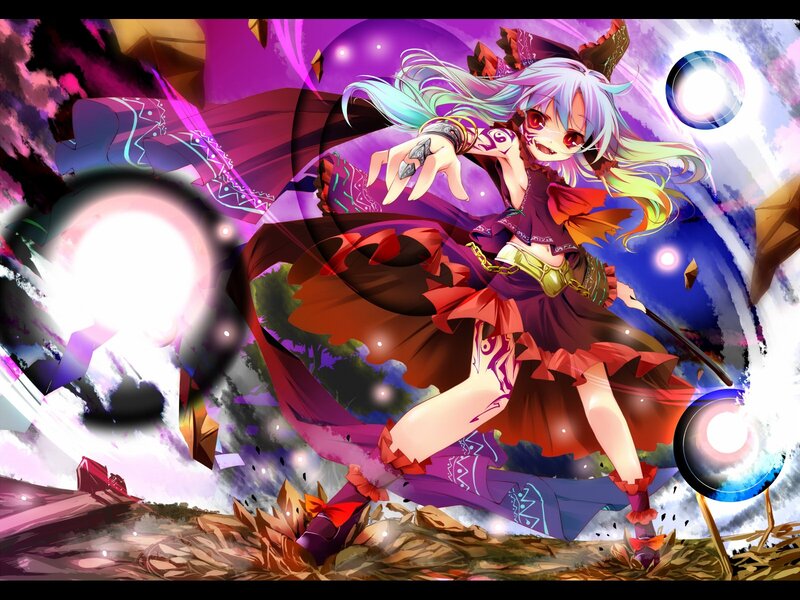 anime witch in battle