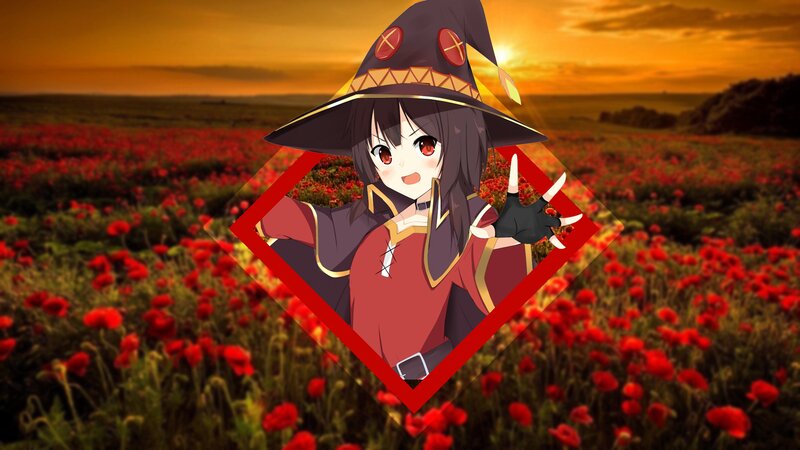 Anime Witch in Field