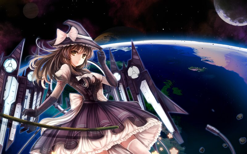 anime witch in space