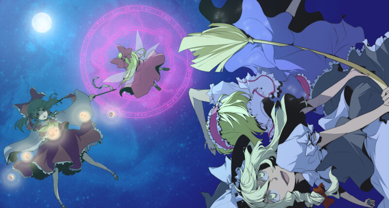 Anime Witches in Space — Blue