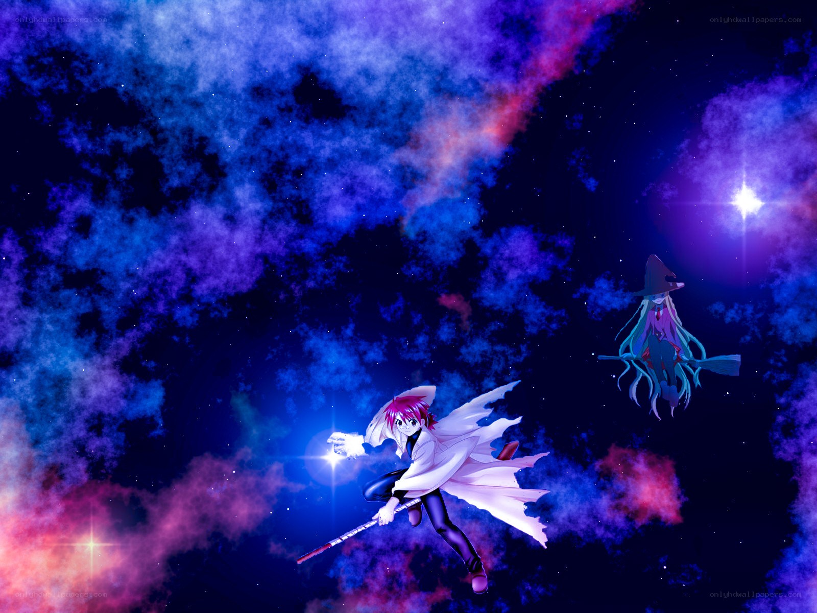Anime witches in space