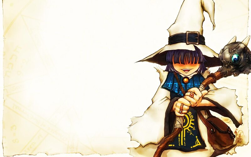 Anime Wizard Character — White