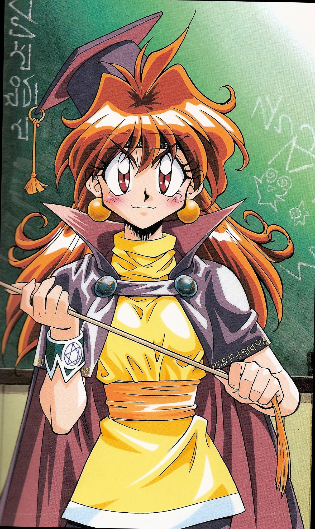 anime wizard girl character