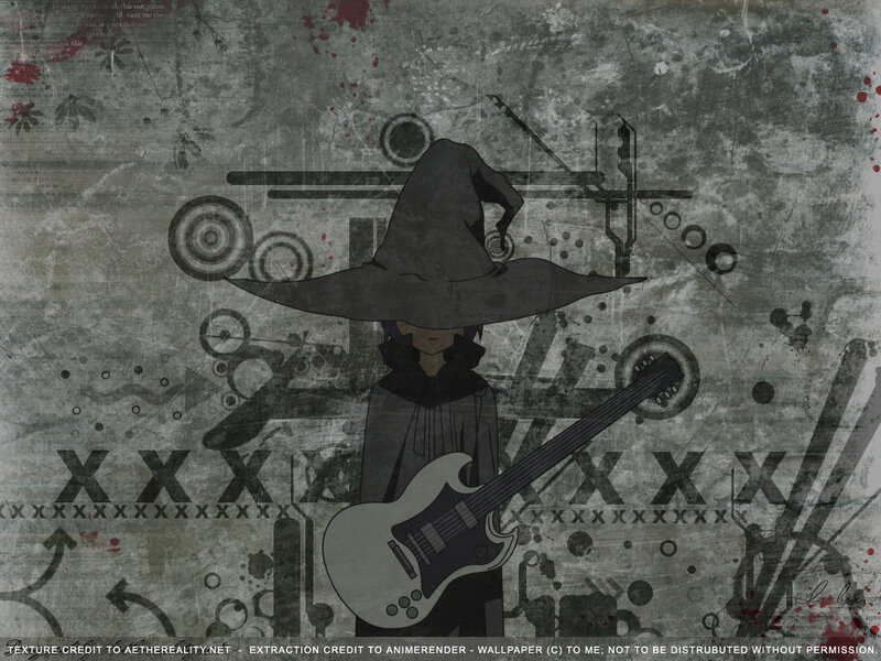 anime wizard with guitar