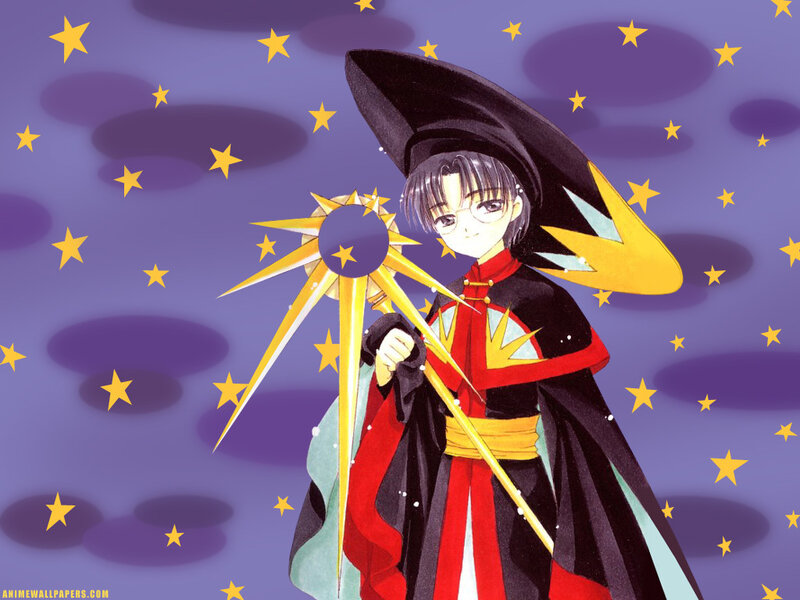 anime wizard with star staff