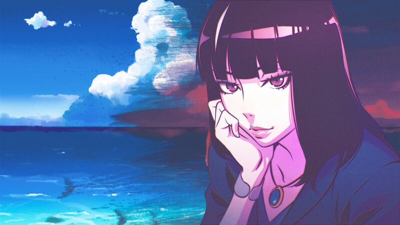 Anime Woman at Sea