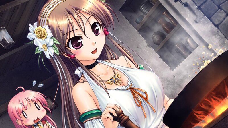 Anime Woman Cooking