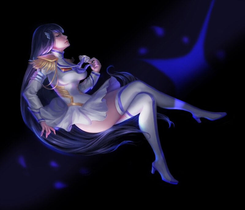 Anime Woman Floating