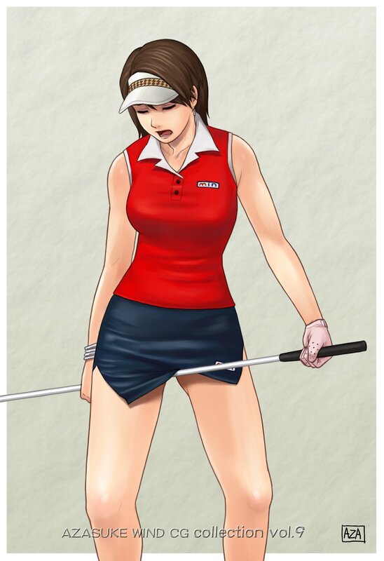 Anime Woman Golfer