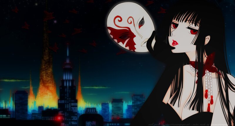 Anime Woman Holding Mask