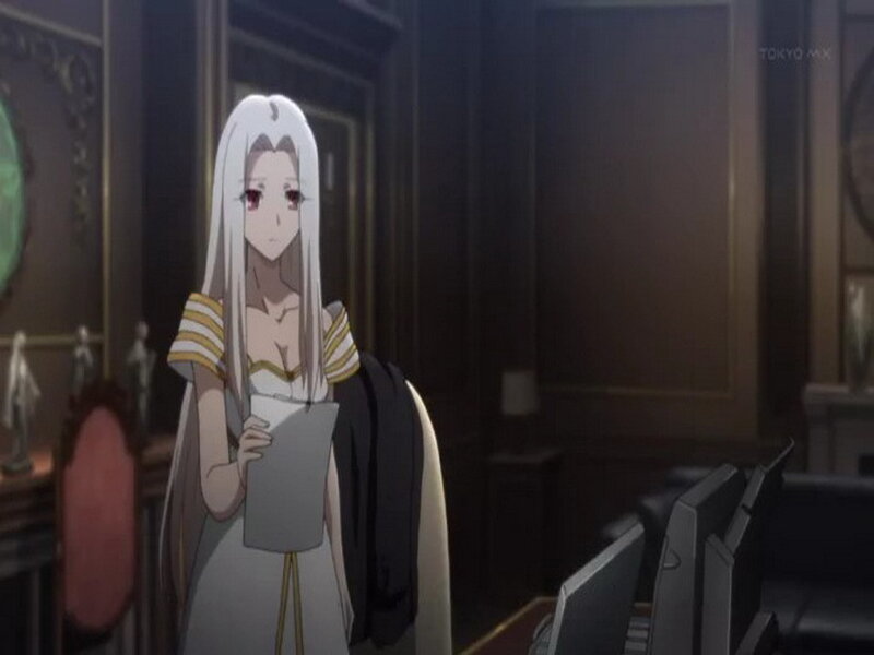 Anime Woman Holding Paper