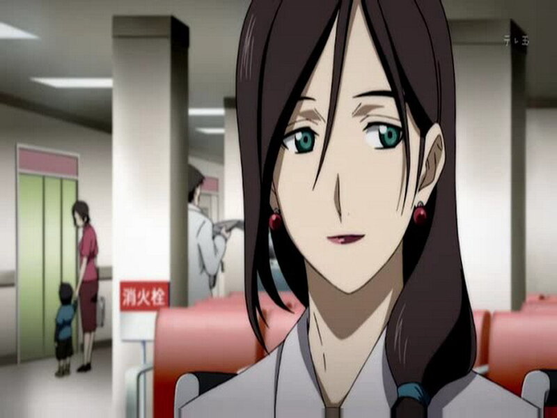 anime woman in a hospital