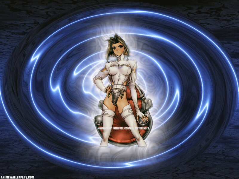 Anime Woman in Armor — Blue