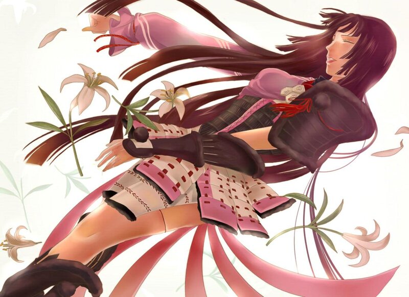 Anime Woman in Armor — Pink