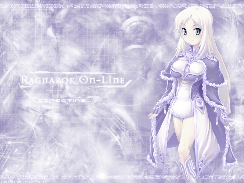 Anime Woman in Armor — Purple, Ethereal