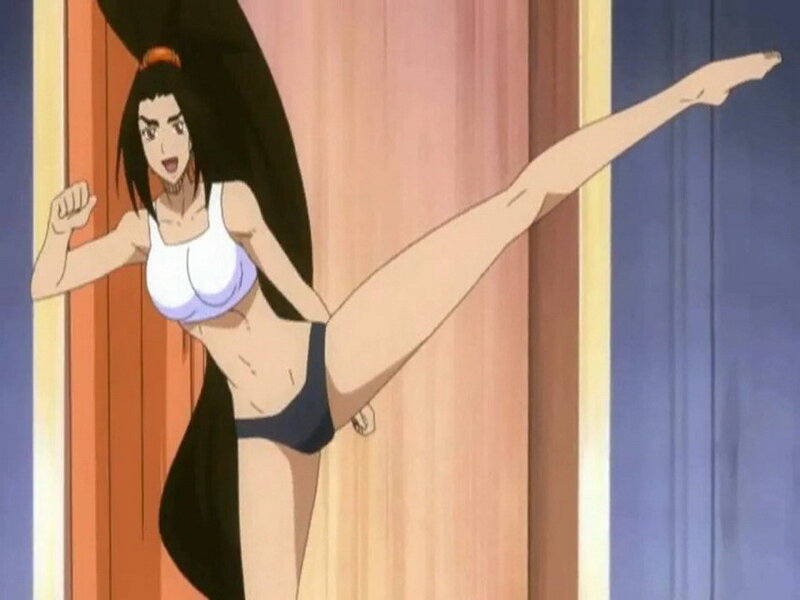 Anime Woman in Bikini — Black