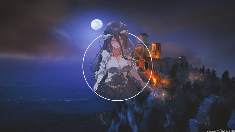 Anime Woman in Circle