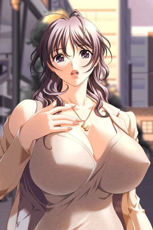 anime woman in dress