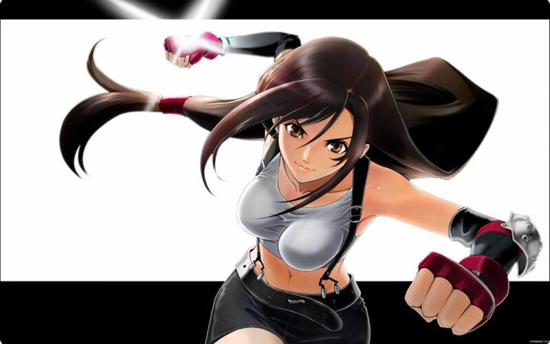Anime Woman in Fighting Pose